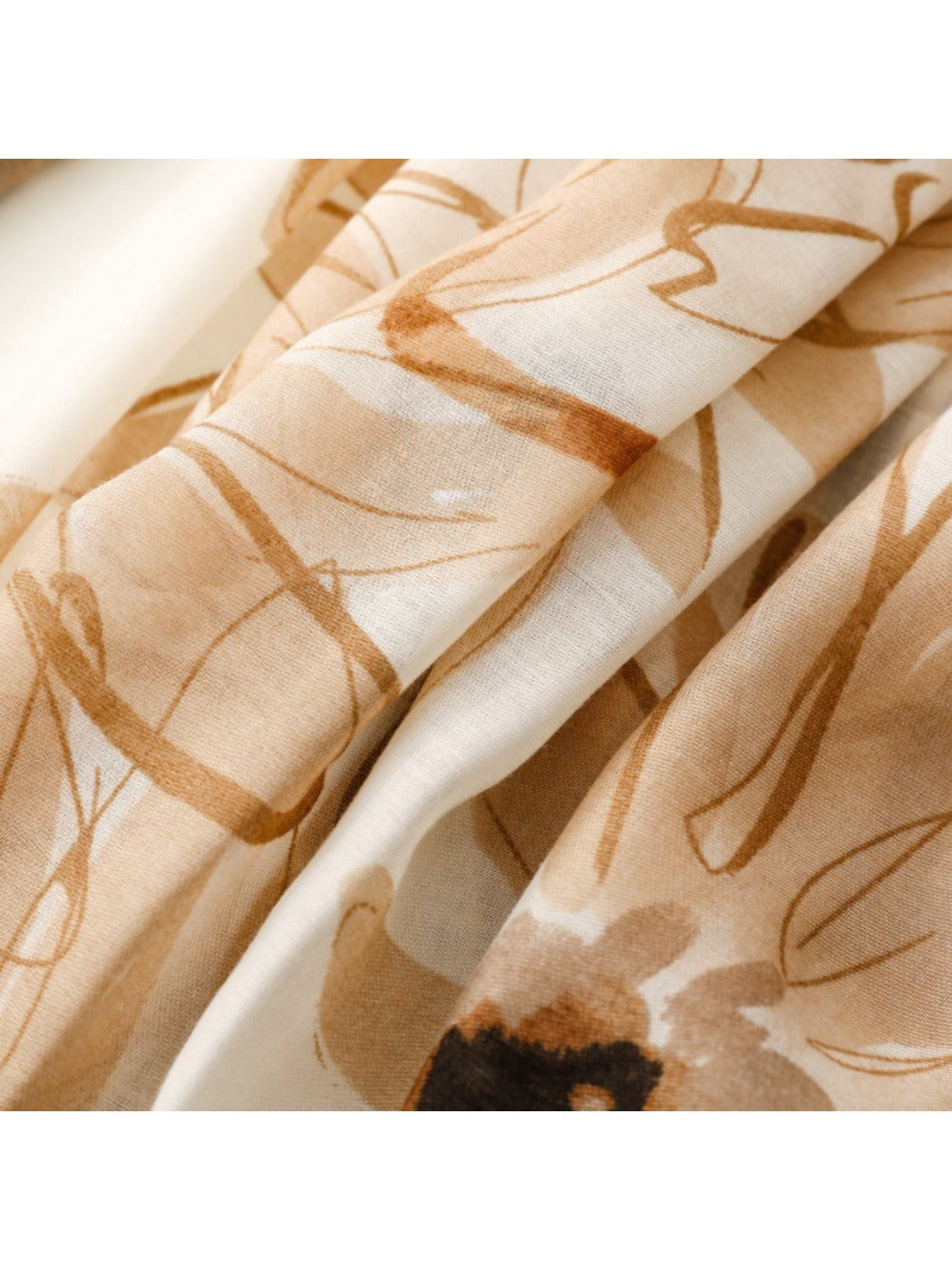 Scarvii - Daisy Print Scarf & Shawl for Women