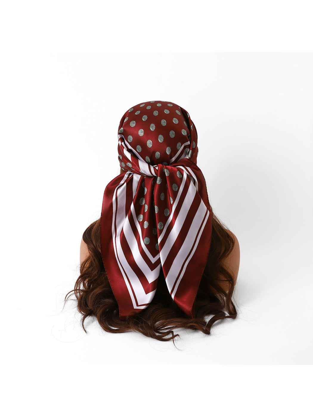 Scarvii - Elegant Polka Dot Neck Scarf