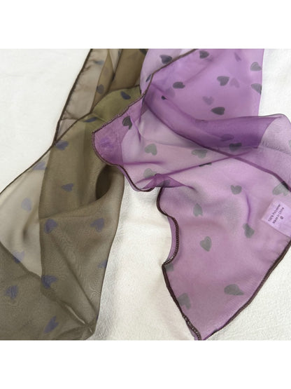 Scarvii - Gradient Color Long Narrow Fashion Scarf