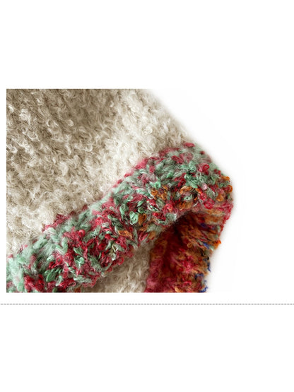 Haila - Bear Ear Knitted Beanie with Tie