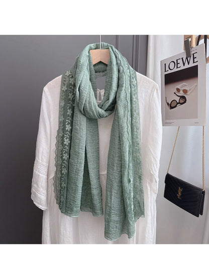 Scarvii - Spring Embroidered Layer Scarf