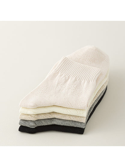 Rufia - Ribbed Cuff Fresh Openwork Socks