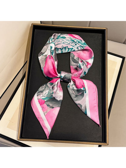 Scarvii Botanical Citrus Print Commuter Square Scarf product image