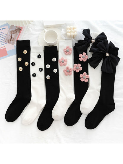 Rufia - Floral Bow Knee High Socks product image 10