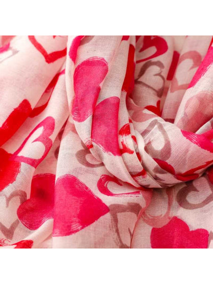 Scarvii - Soft Heart Illustration Everyday Scarf