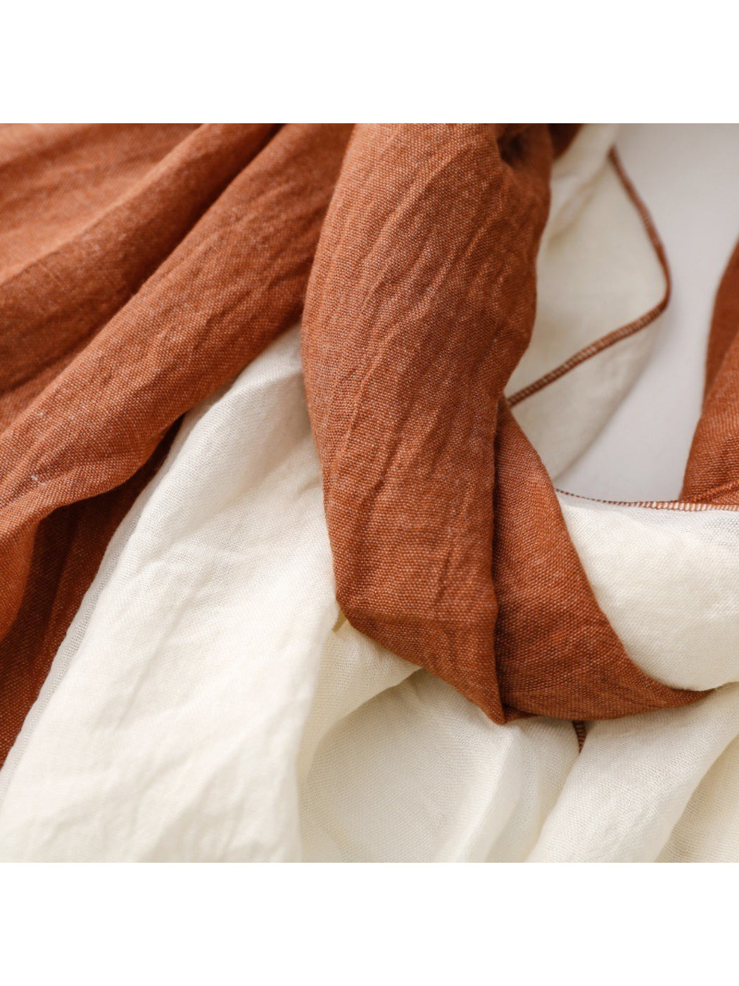 Scarvii - Contrast Panel Soft Drape Everyday Scarf