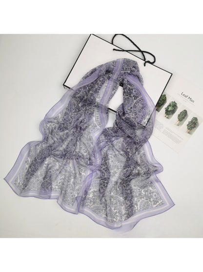 Scarvii - Boho Paisley Chiffon Scarf