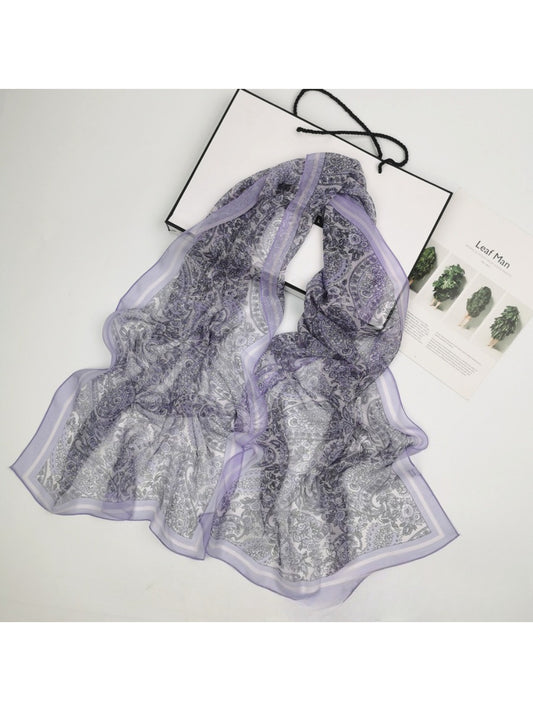 Scarvii - Boho Paisley Chiffon Scarf