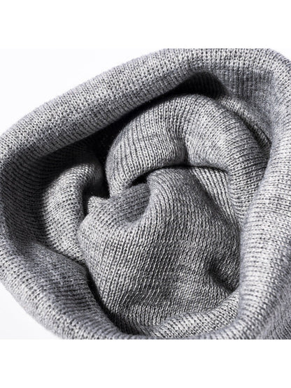 Haila - Solid Fine-Knit Cuffed Beanie