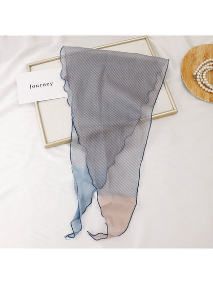 Scarvii - Print Lightweight Fashion Diamond Shaped Scarf