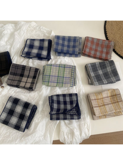 Scarvii Classic Plaid Skinny Scarf