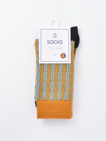Rufia - Bold Graphic Knit Crew Socks