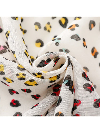 Scarvii - Lightweight Leopard Print Spring Scarf