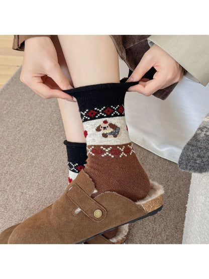 Rufia – Cozy Animal Pattern Socks