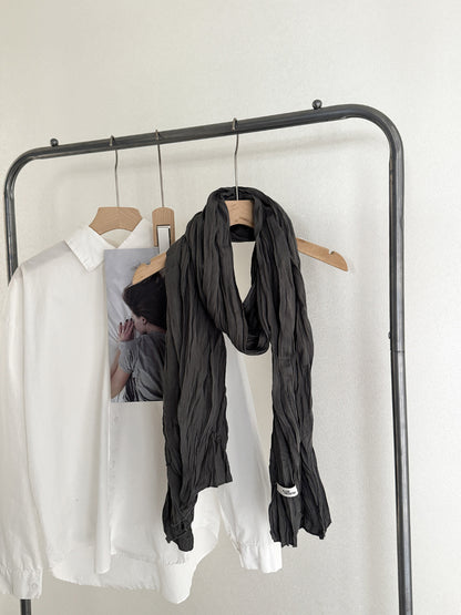 Scarvii - Crinkle Texture Long Scarf