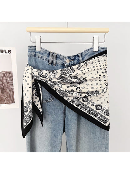 Scarvii Classic Bandana Paisley Triangle Scarf