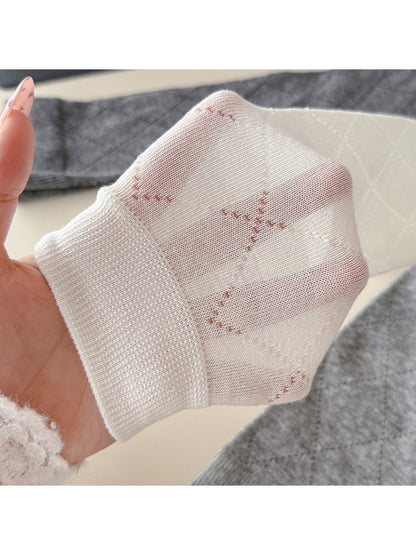 Rufia - Retro Argyle Pattern Fashion Socks