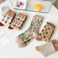Rufia - Brown Floral Women's Socks