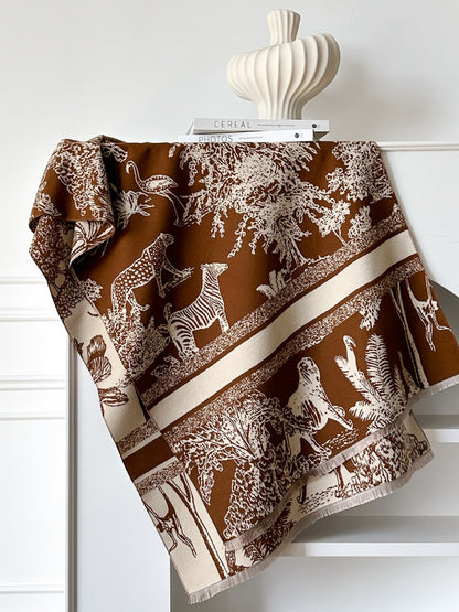 Scarvii – Forest & Fauna Print Scarf & Wrap