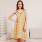 Yojams - Golden Pomegranate Print Sleep Dress Loungewear
