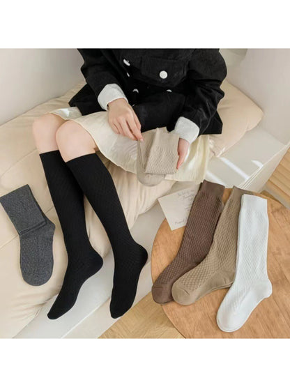 Rufia - Textured Knit Knee High Socks product image 1