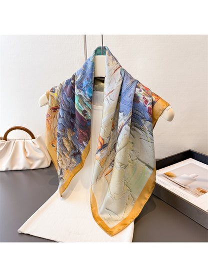 Scarvii Painterly Garden Square Scarf
