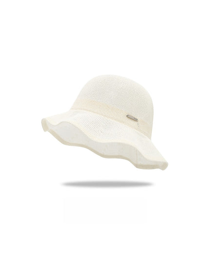 Haila - Wide Wavy Brim Women's Bucket Hat