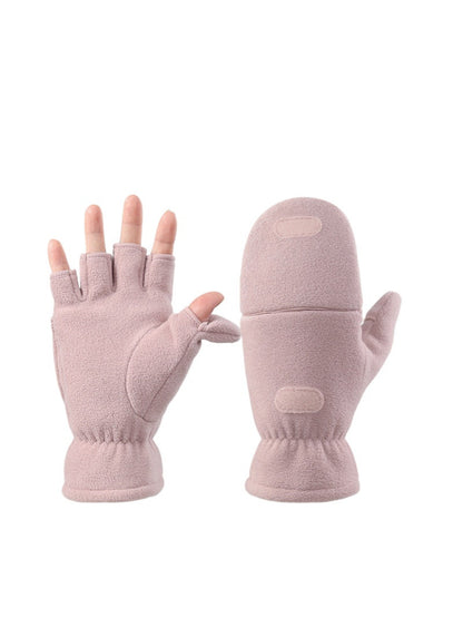 Gloving - Convertible Fleece Fingerless Mittens