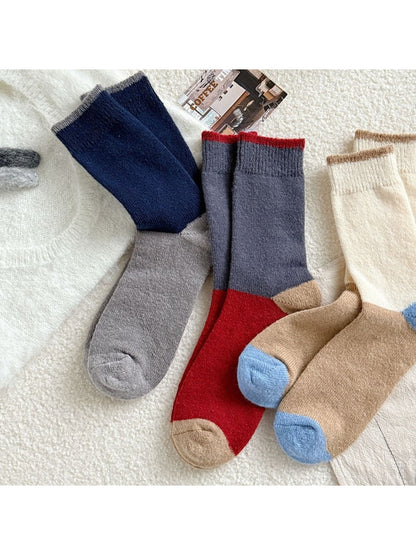 Rufia - Soft Colorblock Crew Socks