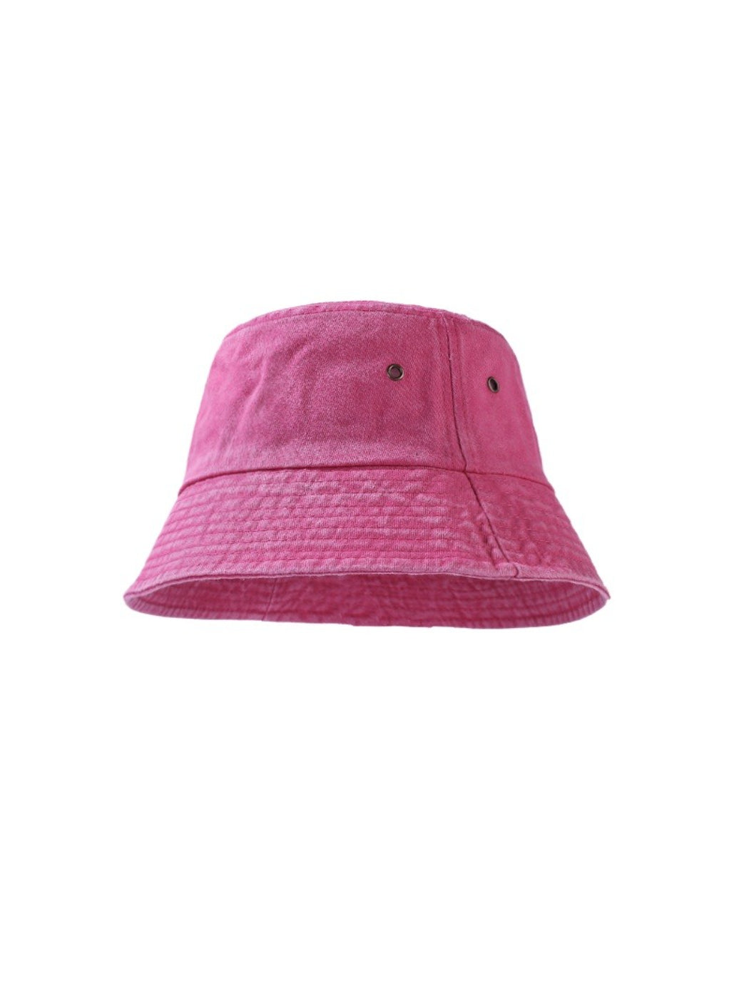 Close-up of fabric texture and stitching on Haila bucket hat