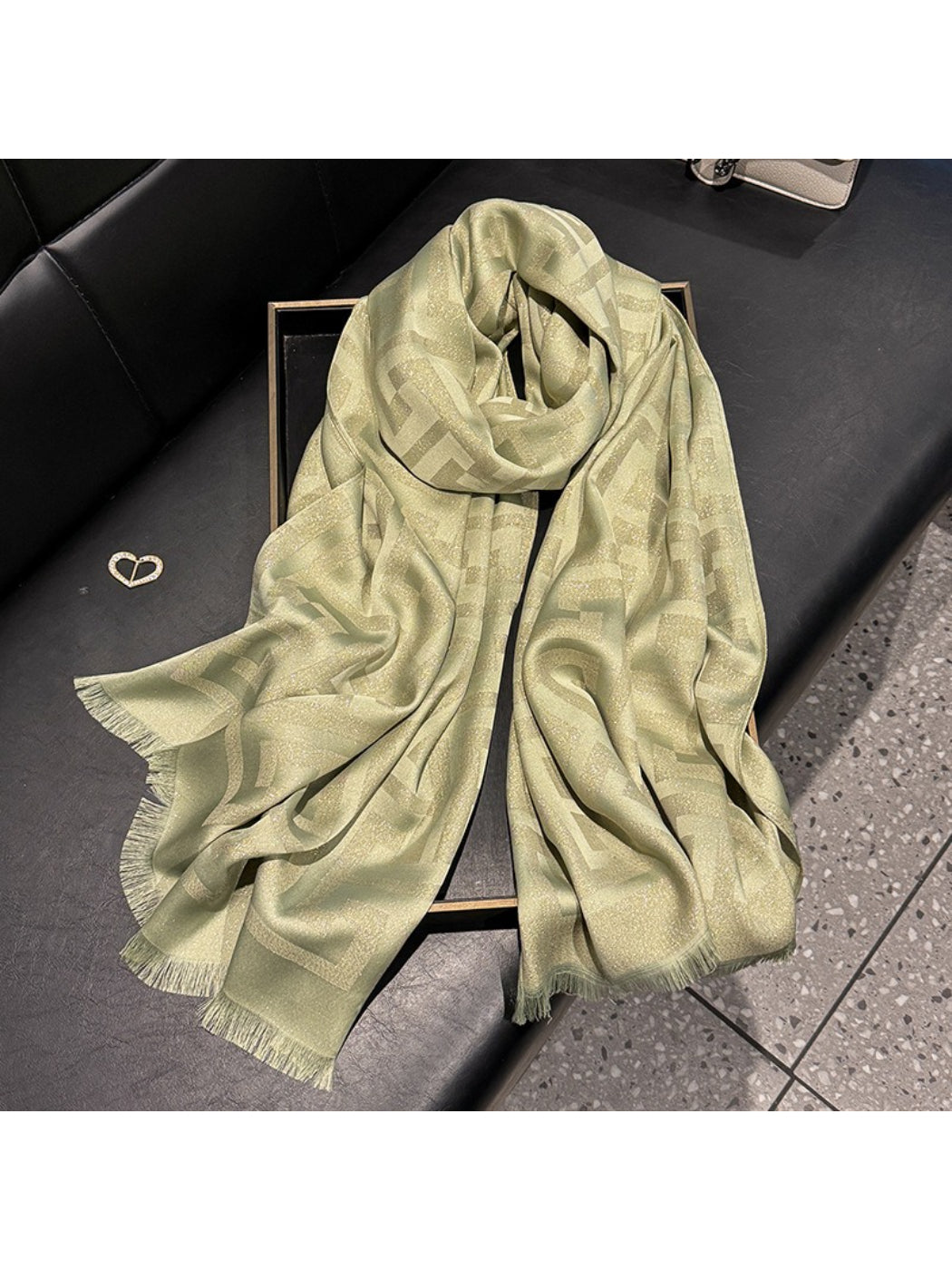 Scarvii - Subtle Geometric Soft Wrap Scarf