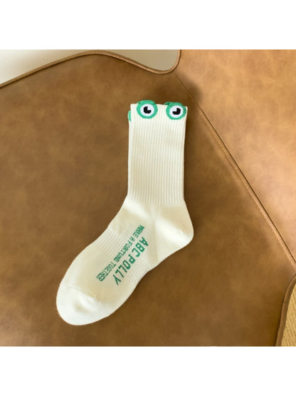Rufia - Frog Eye Ribbed Crew Socks product image 5