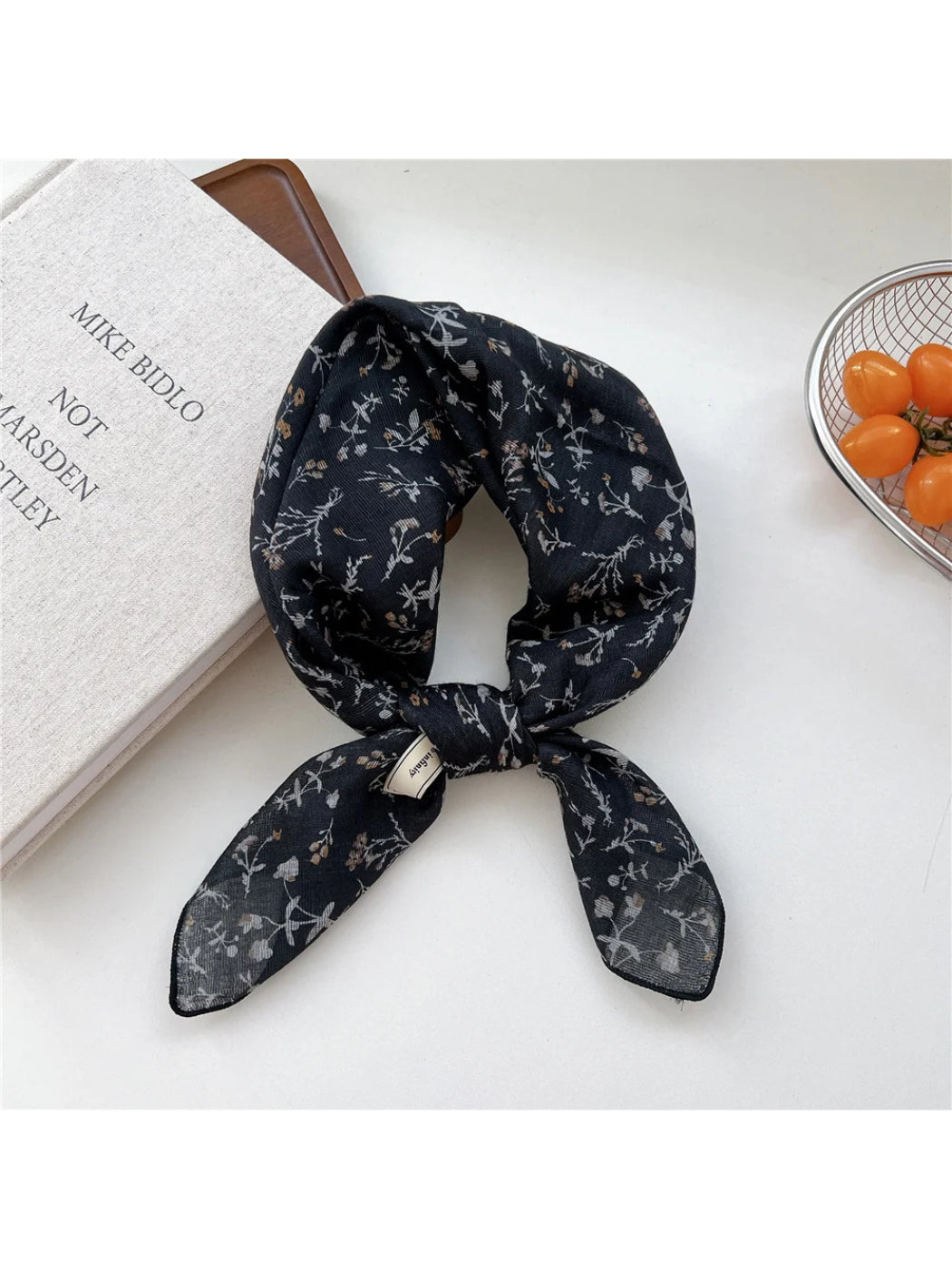 Scarvii - Vintage Print Square Scarf