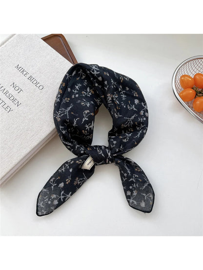 Scarvii - Vintage Print Square Scarf