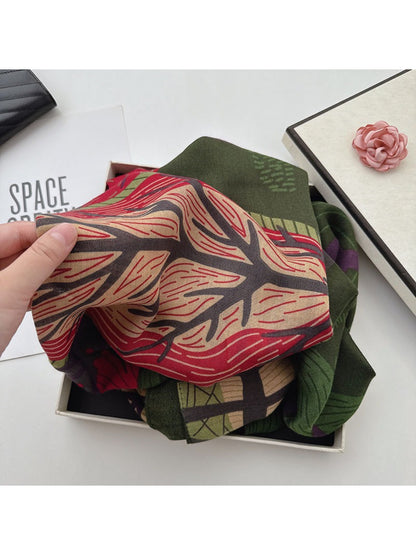 Scarvii - Abstract Botanical Patchwork Scarf