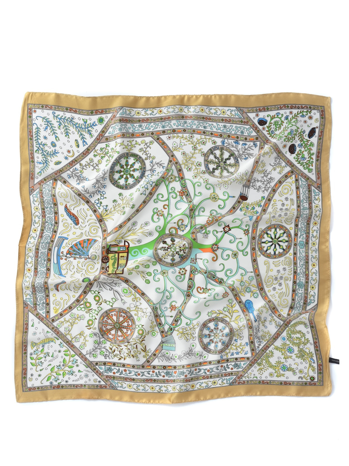 Scarvii - Vintage Pattern Square Scarf
