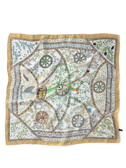 Scarvii - Vintage Pattern Square Scarf