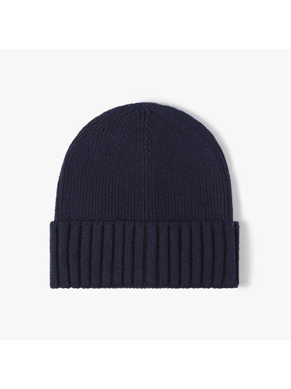 Haila - Classic Solid Ribbed Cuffed Beanie