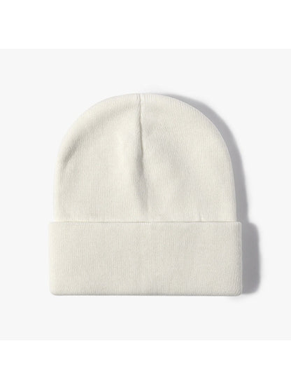 Haila - Solid Fine-Knit Cuffed Beanie