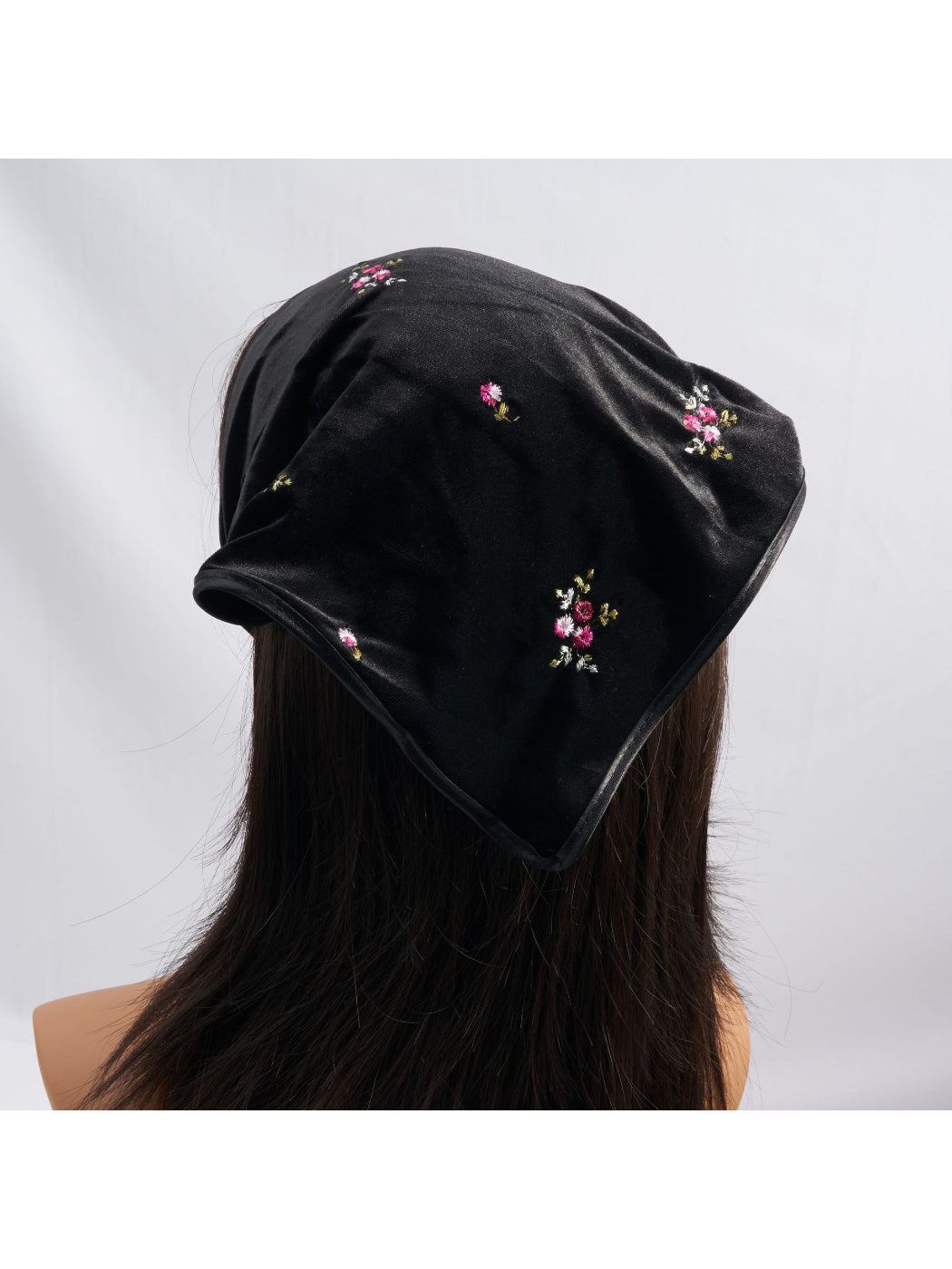Scarvii - Ditsy Floral Velvet Bandana Headband