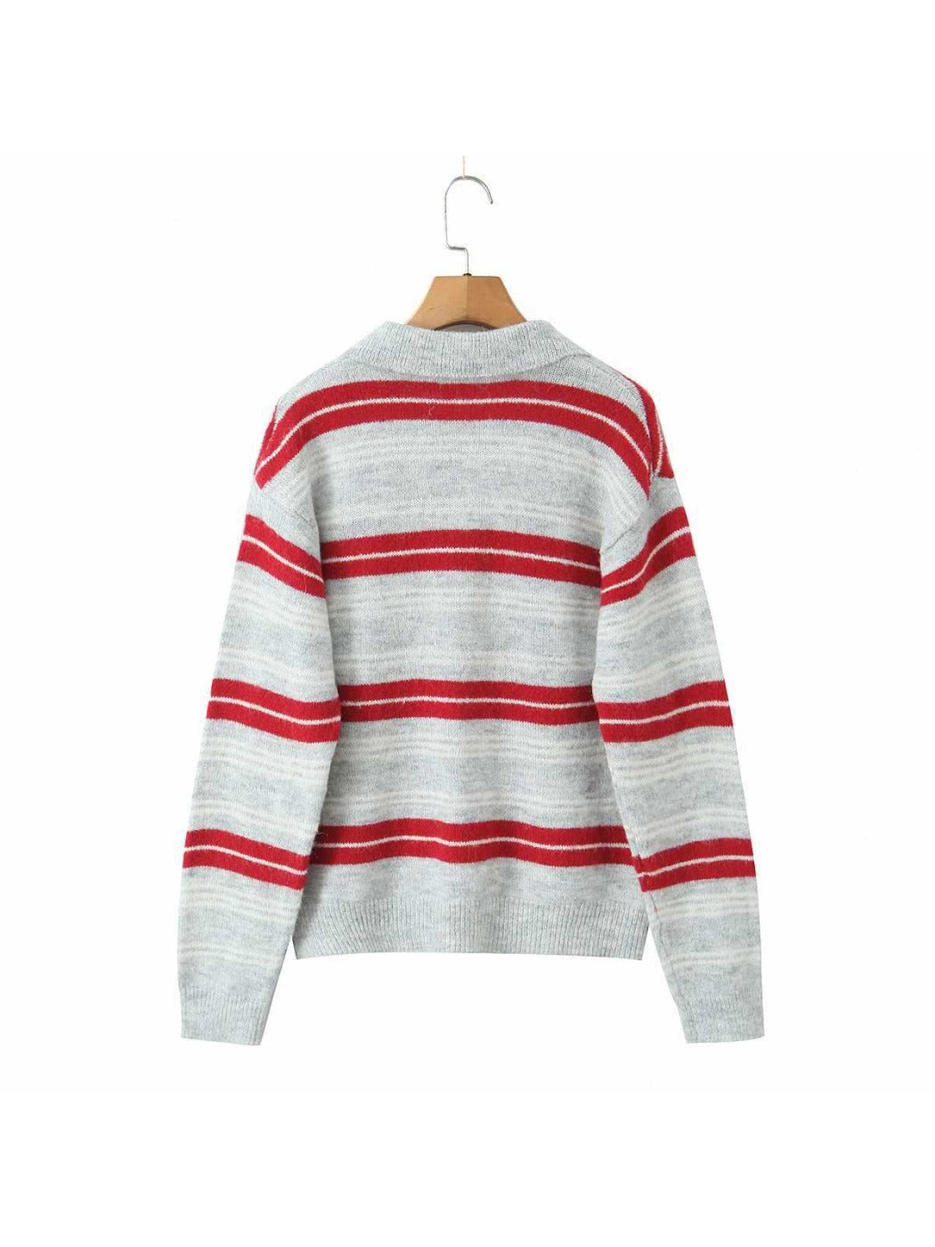 Crosa - Women S Fall Striped Knit Set Sweater