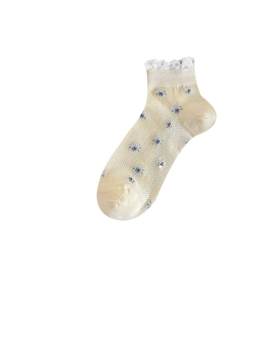Rufia - Lace Top Ditsy Floral Ankle Socks product image 2