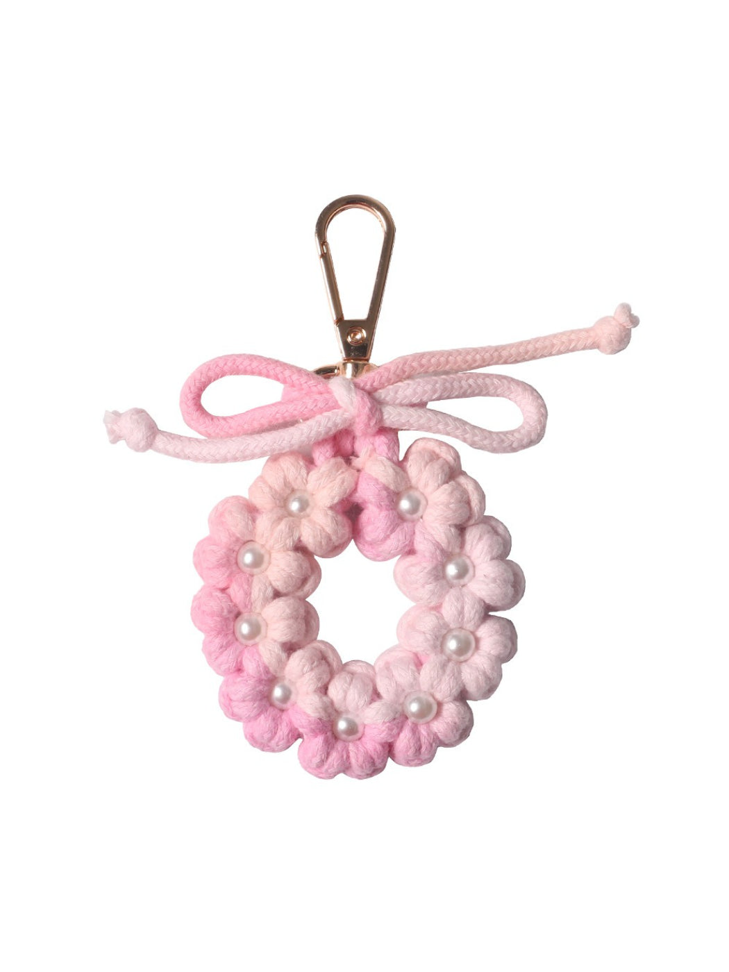 Koco Pastel Floral Wreath Keychain showing floral motif