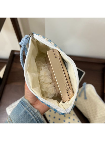 Cosbai - Vintage Pattern Zipper Coin Purse