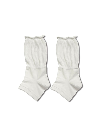 Rufia - Ruffle-Trim Open-Toe Crew Socks