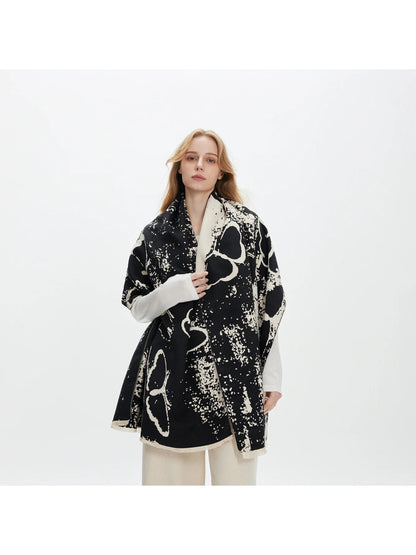 Scarvii - Abstract Butterfly Reversible Scarf