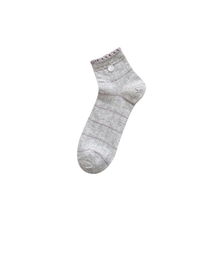 Rufia - Soft Pastel Mixed Knit Ankle Socks product image 3