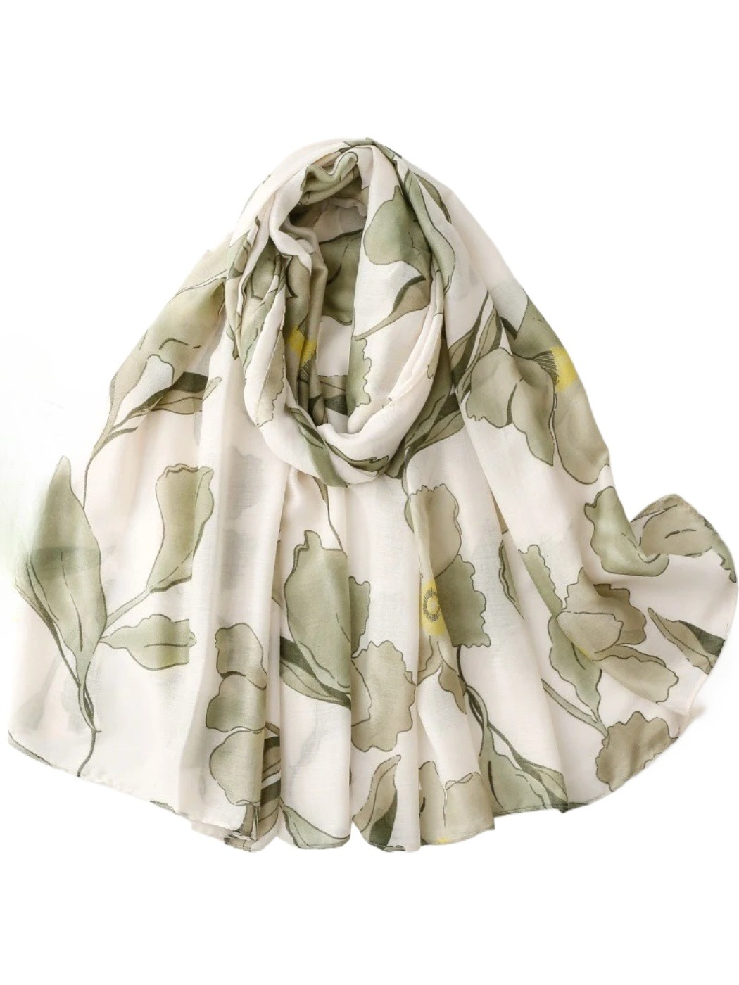 Scarvii - Watercolor Poppy Floral Wrap Scarf