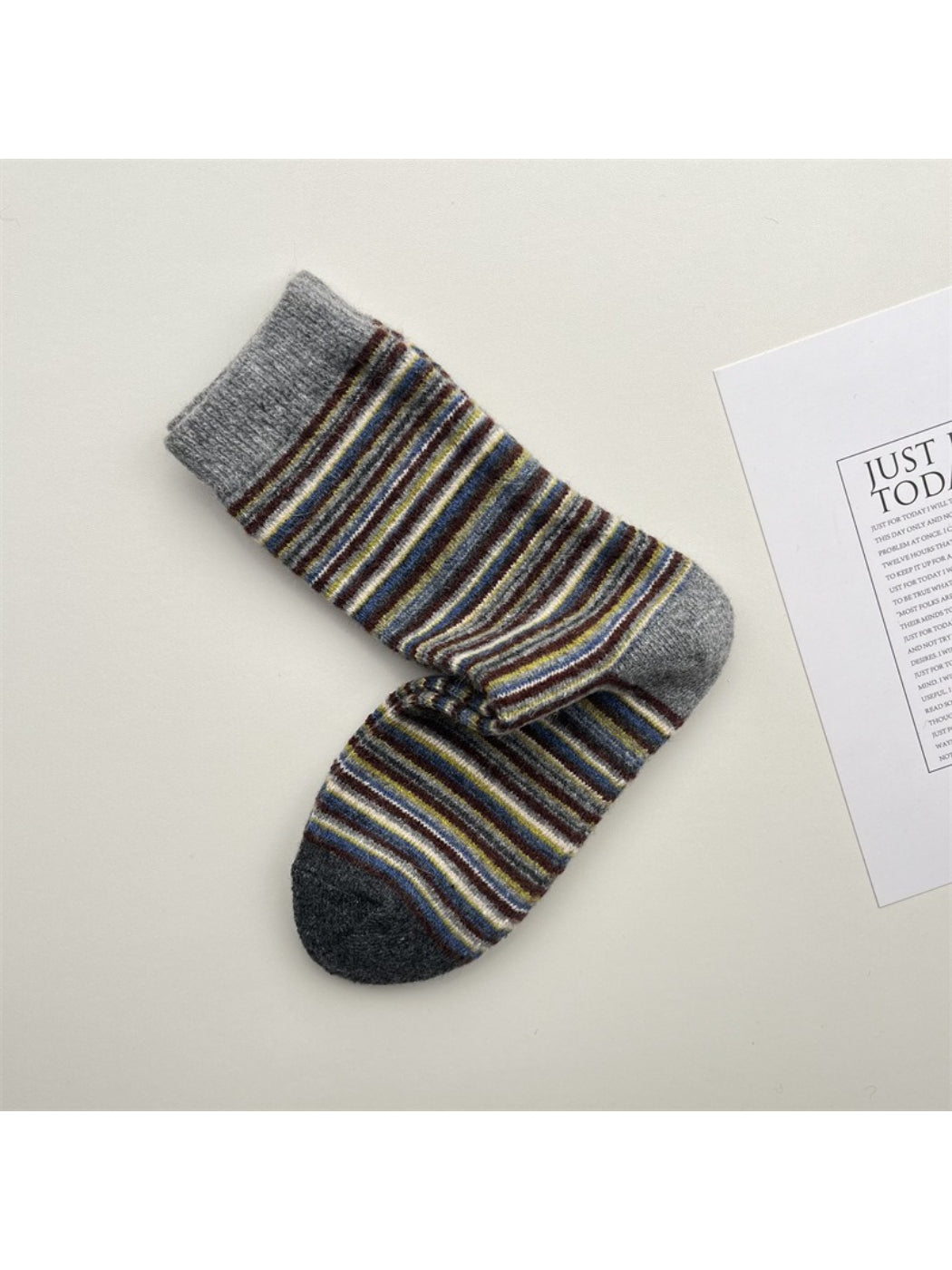 Rufia - Multi-Stripe Knit Crew Socks product image 5