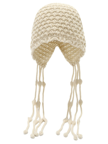 Haila – Knitted Earflap Pom Winter Knitted Beanie